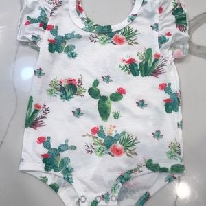 Cactus bodysuit - $4 ADD ON!